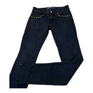 Vintage Nolita De Nimes Women Cotton Jeans Low Rise Skinny Stretch Pants US 26